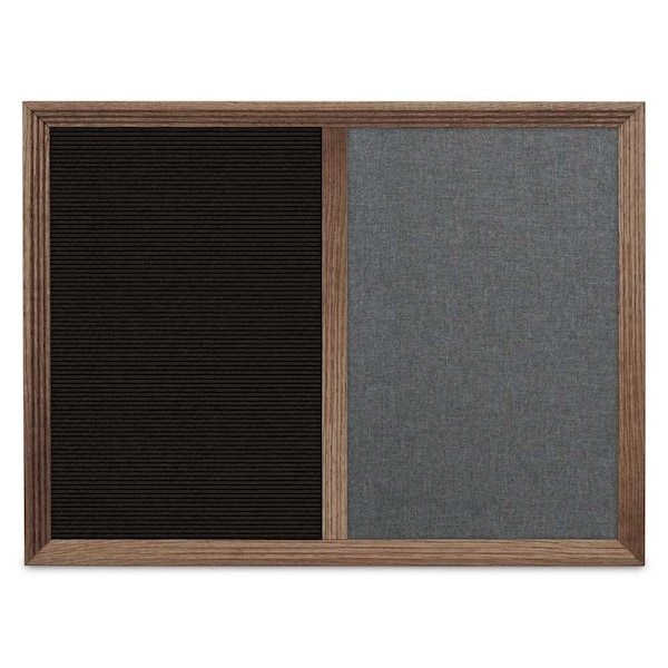 Enclosed Corkboard, 1 Door, 60"x36", 4" Fra